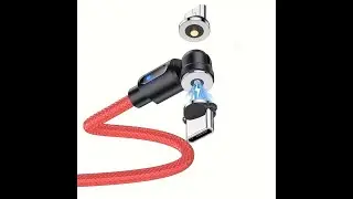 540&deg; Magnetic Fast Charging 2-in-1 Nylon Cable