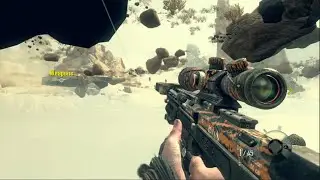 Call of duty Black ops 2 campaign out of map Trickshot.