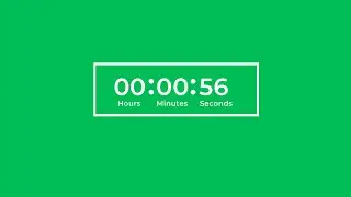 🔴 1 Minute Countdown Timer Green Screen ⏳ | 60 Seconds Timer Overlay in 4K