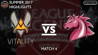 VIT vs UOL Game 2 Highlights EU LCS Summer 2017 Team Vitality vs Unicorns of Love LoL eSports