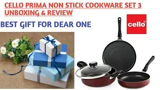 Cello Prima 3pcs Non-Stick Cookware Unboxing & Review