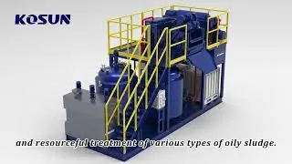 Green Tech Breakthrough! 🌍 KOSUN's 1m&sup3;/h Oily Sludge System Achieves Peak Efficiency