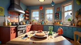 Help! My Robot&rsquo;s Making Pancakes 🤖🥞 | Funny Kids Story | Silly and Preschool Learning Adventure