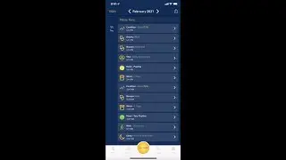chemoWave - How to Use the Calendar