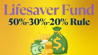 Emergency Fund 50%-30%-20% Rule-Lifesaver-Stop the Panic,Must know!😟😟How to save money-savings plan