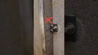 brilliant idea to cover the bolts on the wall #welder #tricks #skill #fabrication