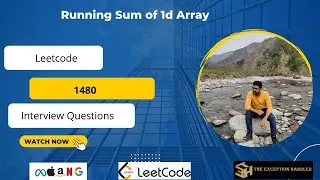 #Leetcode #1480 Running Sum of 1d Array #Golang Programming