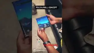 Check out this Fold & Roll concept phone from TCL Mobile. #tclmobile #mwc #mwc2022