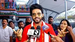 Naveen Poloshetty Visiting Vijayawada Kanakadurga Temple | JAI SWARAJYA TV