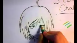 3 Marker/Colored Pencil Challenge.