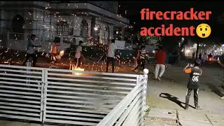 😲Firecracker accident😲#viralvlogs #funny #viralvlogs #comedy #viralvideos #marathivlog #diwalivlog