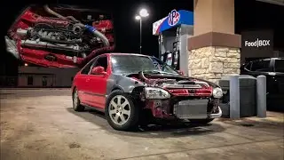CLIFFORD - SINGLE TURBO K24 CIVIC VS THE WORLD
