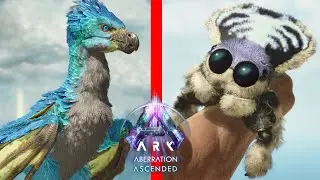 LOS NUEVOS DINOSAURIOS DE ARK ABERRATION ASCENDED! Cosmo Arañita, Yi Ling, Dragón de Roca y Reaper