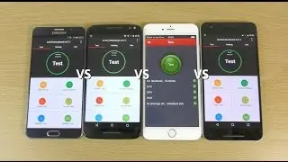 Benchmark Speed Test - Nexus 6P VS iPhone 6S+ VS Note 5 VS Moto X Style (Pure)