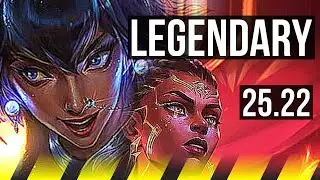 NILAH & Yuumi vs MEL & Vel'Koz (ADC) | Legendary | KR Master | 25.22