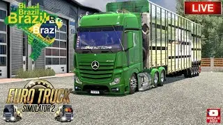 🔴 LIVE DE EURO TRUCK SIMULATOR 2, VERS&Atilde;O 1.57!#eurotrucksimulator2 #mapaminasgerais #ets2 #ets2live