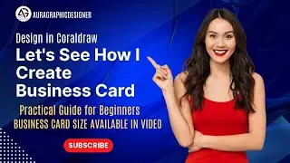 how to create business card in coral draw| create business card