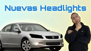 !! Le Instalo Nuevas Headlights al honda !!