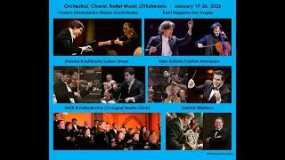 Access Orchestral, Choral and Ballet Music LIVEstreams Jan 19 26