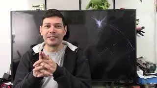 TV com tela quebrada o que fazer?
