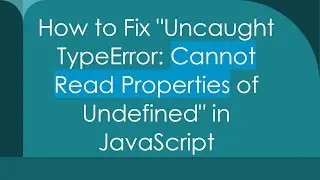 How to Fix 