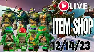 TMNT x Fortnite TONIGHT!  (Fortnite *ACTUAL* Live Item Shop Review: 12/14/23)