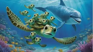 The Sea Turtle&rsquo;s Journey | Baby Turtles, Brave Dolphins & A Clean Ocean