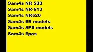 Sam4s Cash Register & Epos to Sulux 616a 9 pin Barcode scanner help and setup