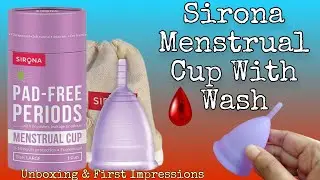 Sirona Menstrual Cup || Unboxing & First Impression #sirona #periods #health @SironaHygiene