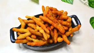 Homemade Rice Kurkure recipe | Chawal ke Kurkure | Crispy Kurkure Recipe with Rice Flour