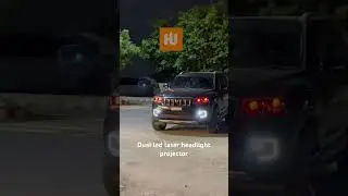 Mahindra scorpioN headlight upgrade z8l led laser projector aozoom scorpio N