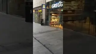 SEAGULL STEALS CRISPS FROM GREGGS