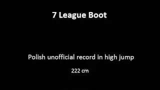 High jump by Lelek on jumping stilts - 7Leagueboot