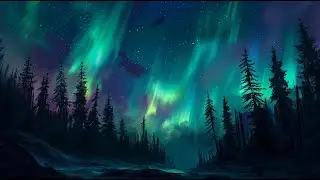Northern Lights | 10 Hours of Northern Lights No Sound for Sleeping