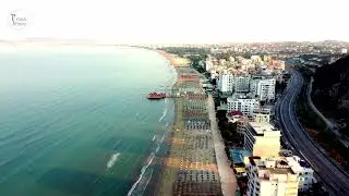 Durrës 4k 🇦🇱 | Plazhi tek Shkëmbi i Kavajës