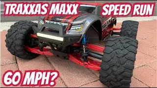 Traxxas Maxx с широким набором Speed ​​Run