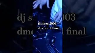 dj staen 2003 dmc world final#shorts