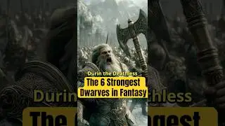 The 6 Strongest Dwarves in Fantasy⚒️🏔️ #dwarves #silmarillion #warhammerfantasy #dnd #tolkien