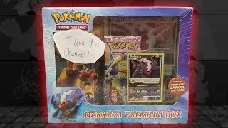 VINTAGE POKEMON DARKRAI PREMIUM BOX OPENING!!! Old School Pokemon Cards!