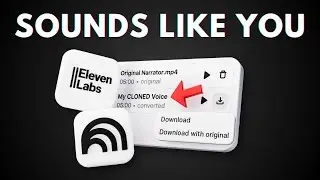 How to Replace NotebookLM's Video Overview with YOUR OWN Voice (ElevenLabs Voice Changer)