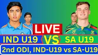 India U19 vs South Africa U19 2nd ODI 2026 Live | IND U19 vs SA U19 Today Match