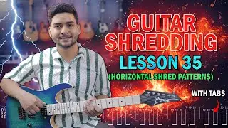 Horizontal Sequence Shred Pattern for Beginners | How to Shred on Guitar Lesson 35