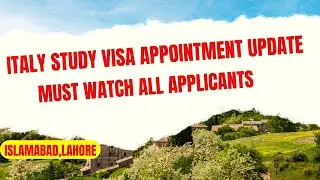 Italy Study Visa Appointment 2025 🇮🇹 | Important Update for All Students | Book Appointment Now!