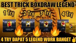 TRIK MENDAPATKAN LEGEND DI BOXDRAW LEGEND PES 2021 MOBILE TERBARU | WORK BANGET 4 TRY GET 5 LEGEND🔥🔥
