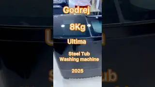 Godrej 8Kg Ultima steel semi automatic machine 2025 | Best semi automatic washing machine