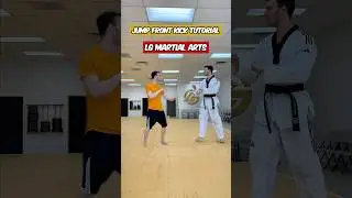 Jump Front Kick Tutorial | LG Martial Arts #shorts #martialarts