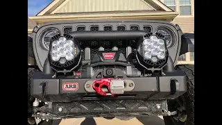 Baja Designs LP9 Pro overview with backlight, low & high beam demo
