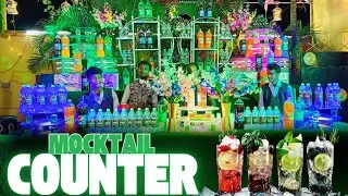 Mocktail Bar Counter।।Catering Services।। #mocktail #mocktailrecipes