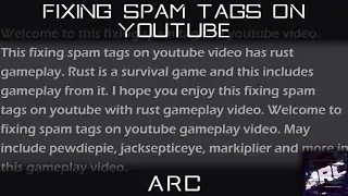 Fixing Spam Tags On YouTube