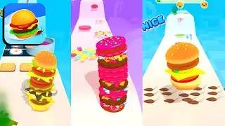 BURGER RUSH🍔 Level 1-2 Gameplay Walkthrough / BR1L-BR2L (PART-1)